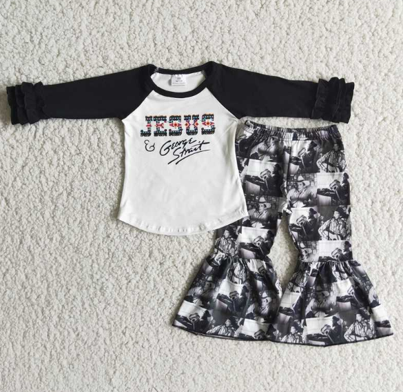 JESUS human head pant sets