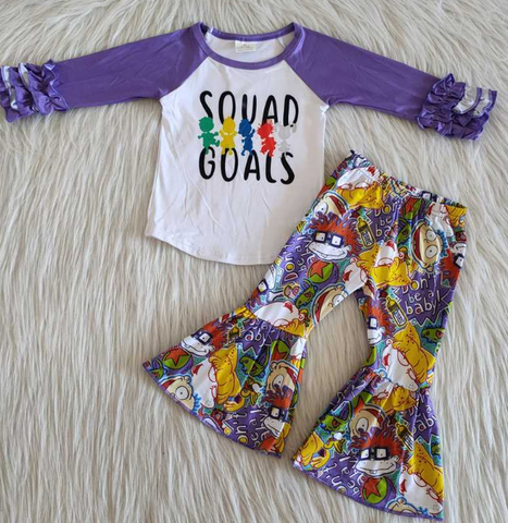 Rugrats Purple Lace Long Sleeve Suit