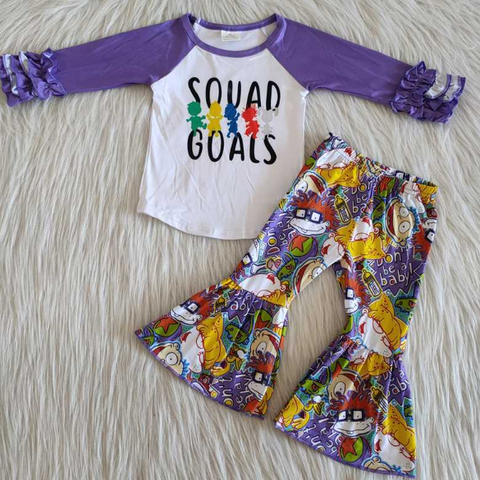 Rugrats Purple Lace Long Sleeve Suit