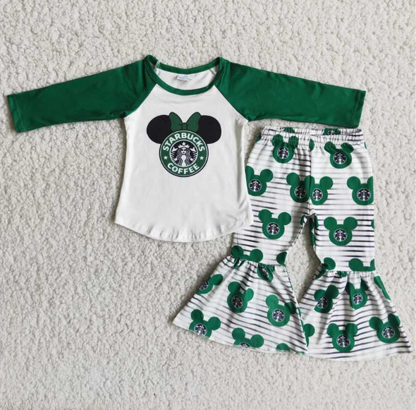 Starbucks Green long sleeve set