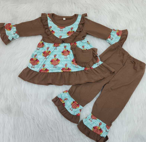 Long Sleeve Turkey Pocket Set