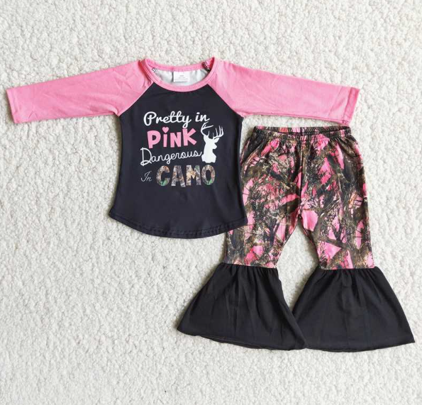 Valentine's Day Pink Pink Camo Set