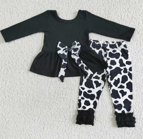 black top cowboy pants set