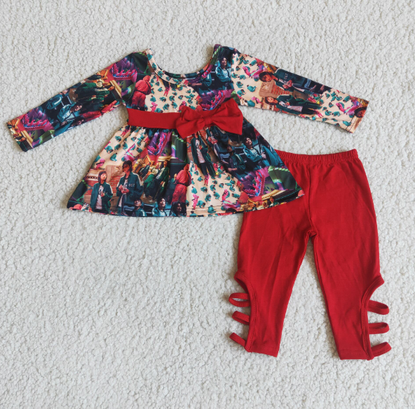 Game Bow Long Sleeve Set