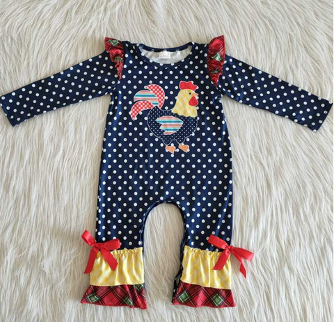6 A27-6 Colorful Rooster Circle romber