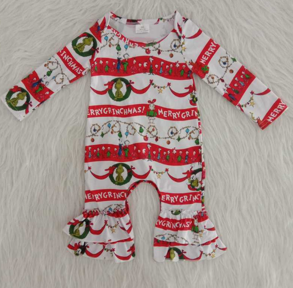 6 A22-1 The cartoon Christmas Long Sleeve romber