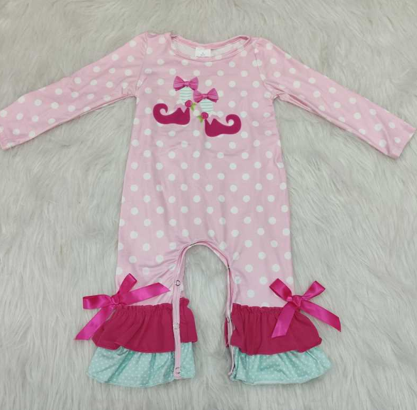 6 A30-16-2 Pink Polka Dot Shoe romber