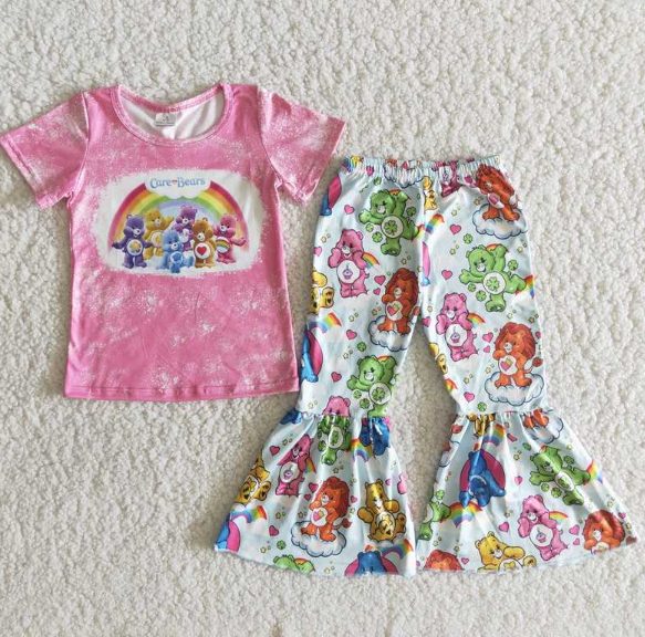 B4-22 Multicolor Care Bear Pink Set