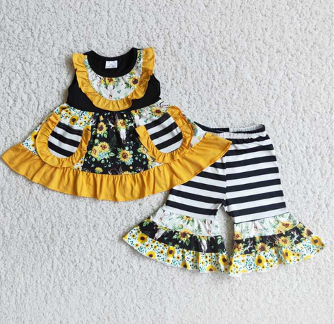 A6-15 Sunflower Stripe Set