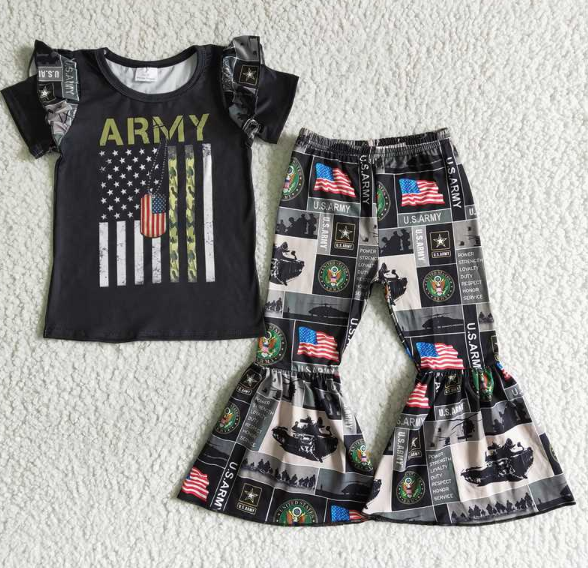 A16-16 ARMY grey-green lace set