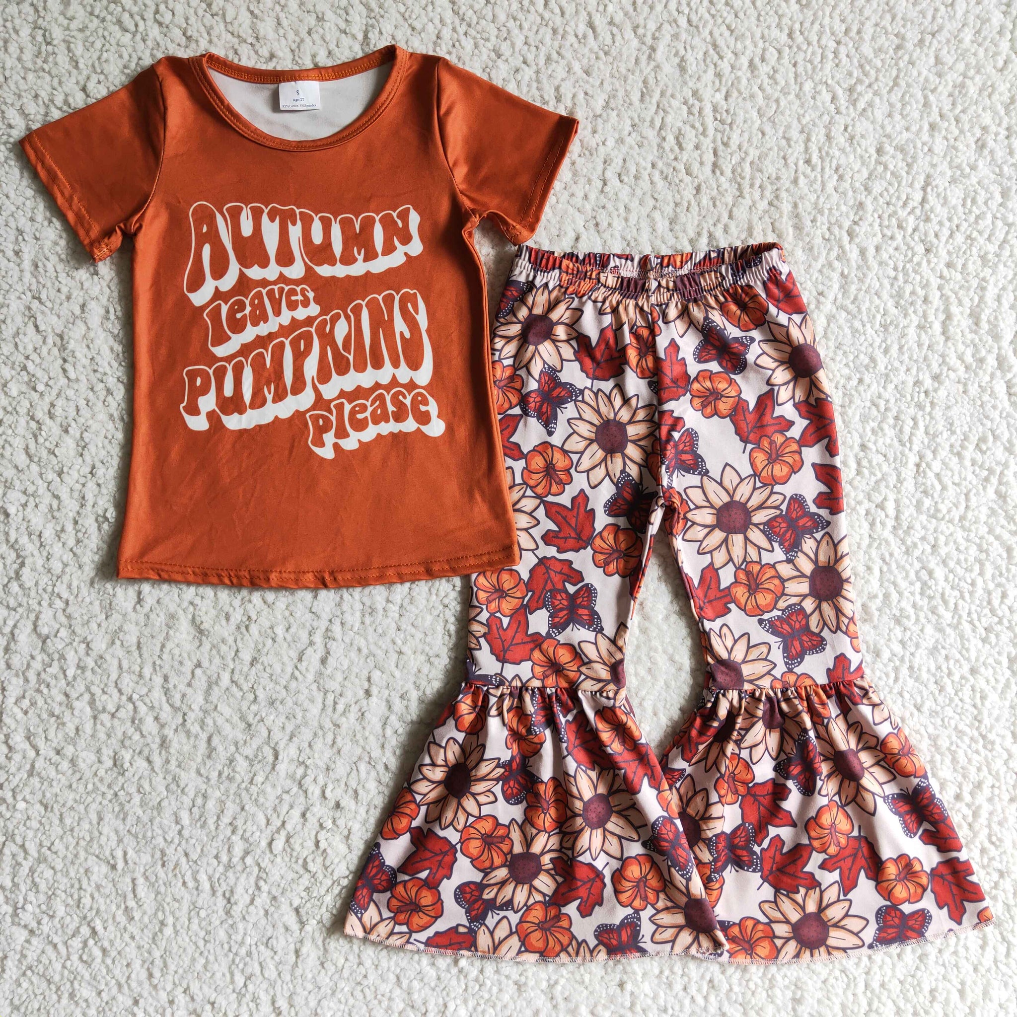 GSPO0193 Girls Autumn Floral Set