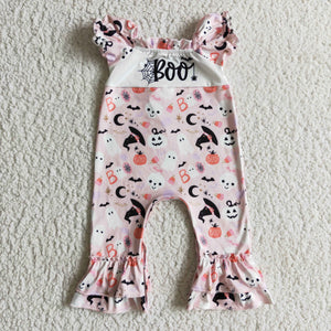 SR0091 halloween baby girl romper
