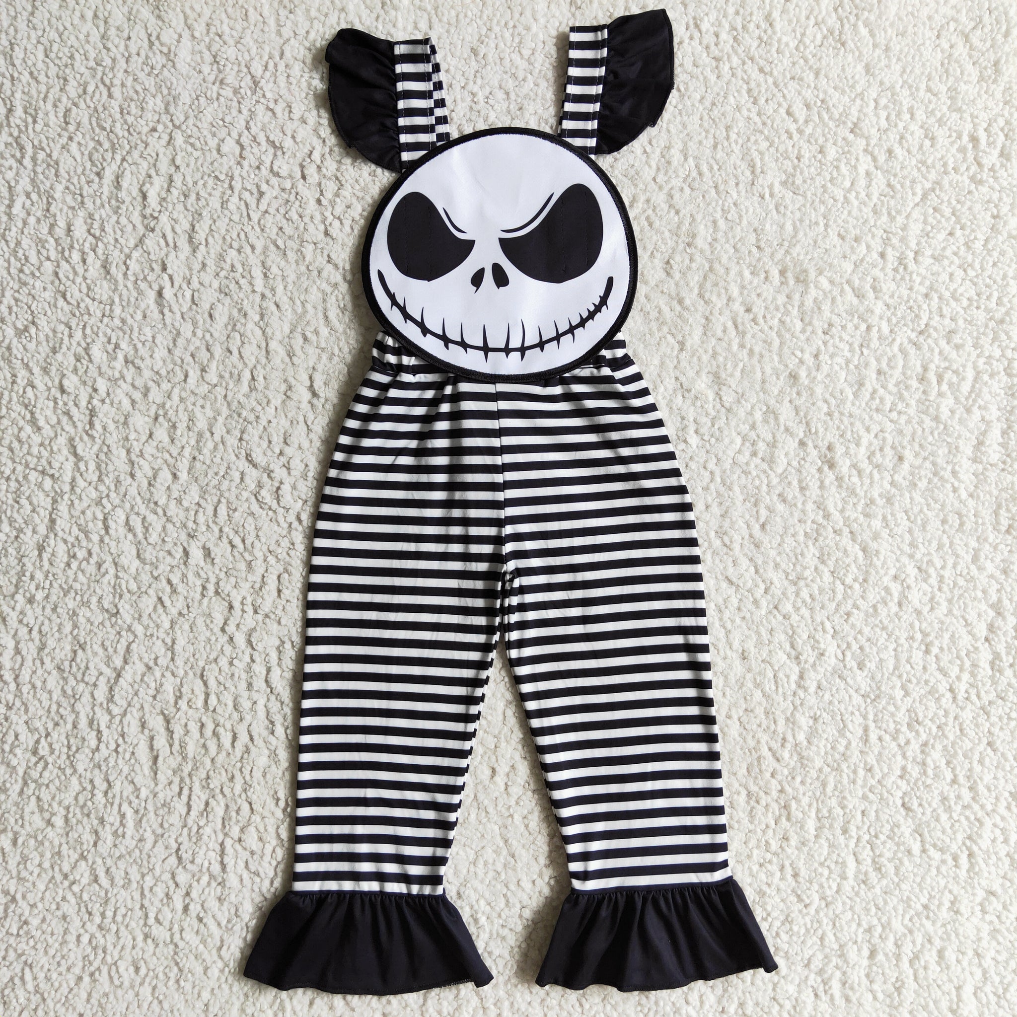 SR0081 Halloween Black Jumpsuit
