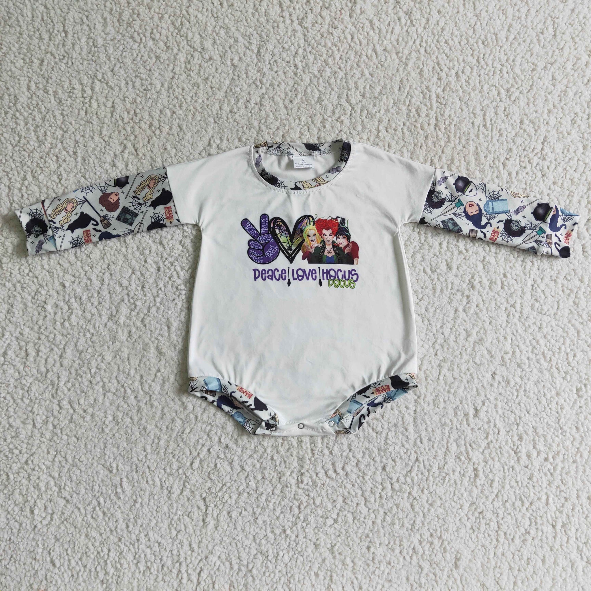 LR0126 halloween long sleeve romper