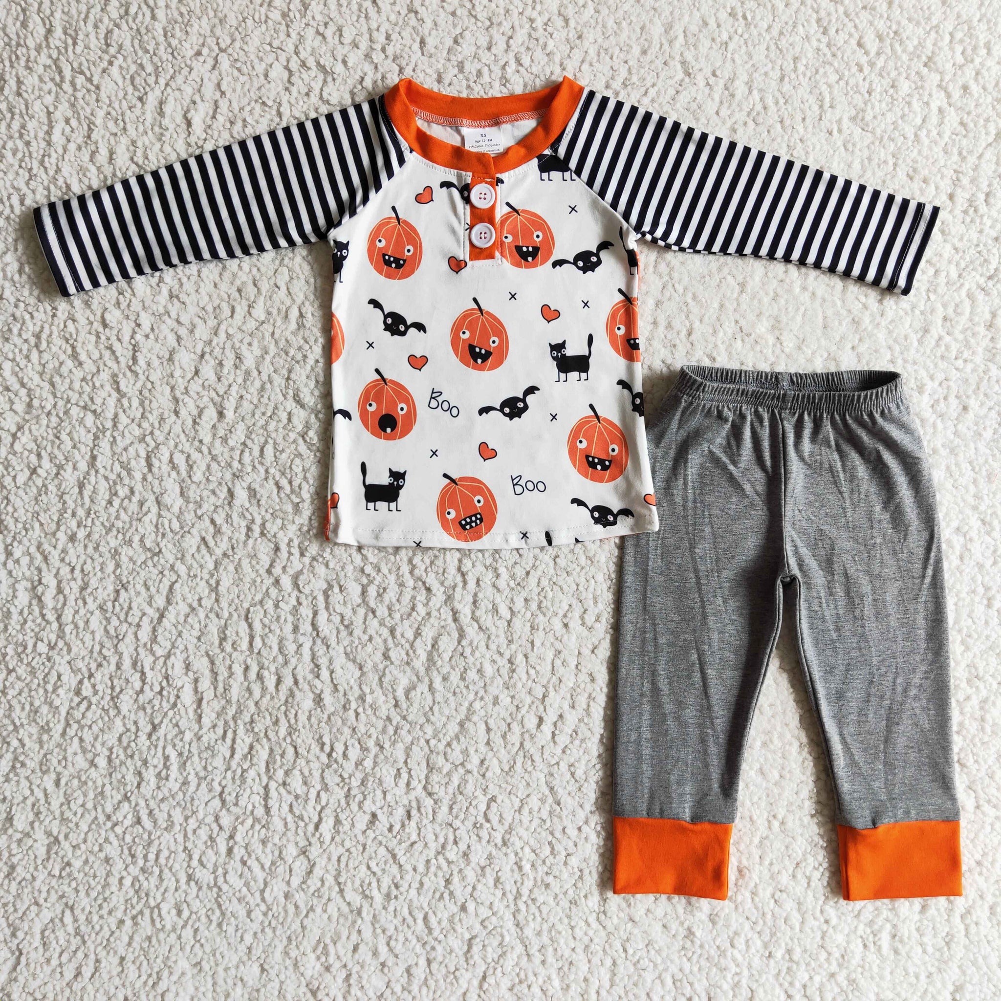 halloween boy long sleeve suit
