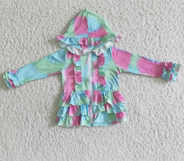 Tie Dye Girls Hoodie