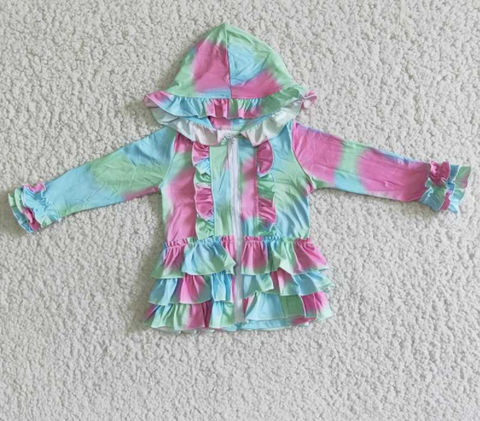 Tie Dye Girls Hoodie