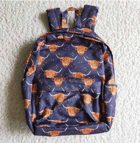 BA0020 cow print bag backpack