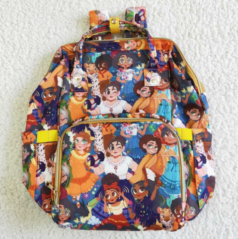 BA0002 Cute magic brown bag backpack