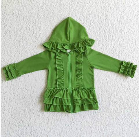 GT0017 Green Cotton Hoodie