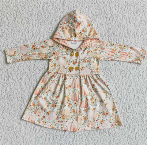GT0008 halloween girl hoodie dress