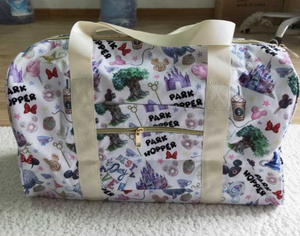 BA0011 Cute snacks print travel bags