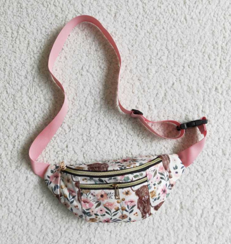 BA0006 Highland cow kids girls small bags