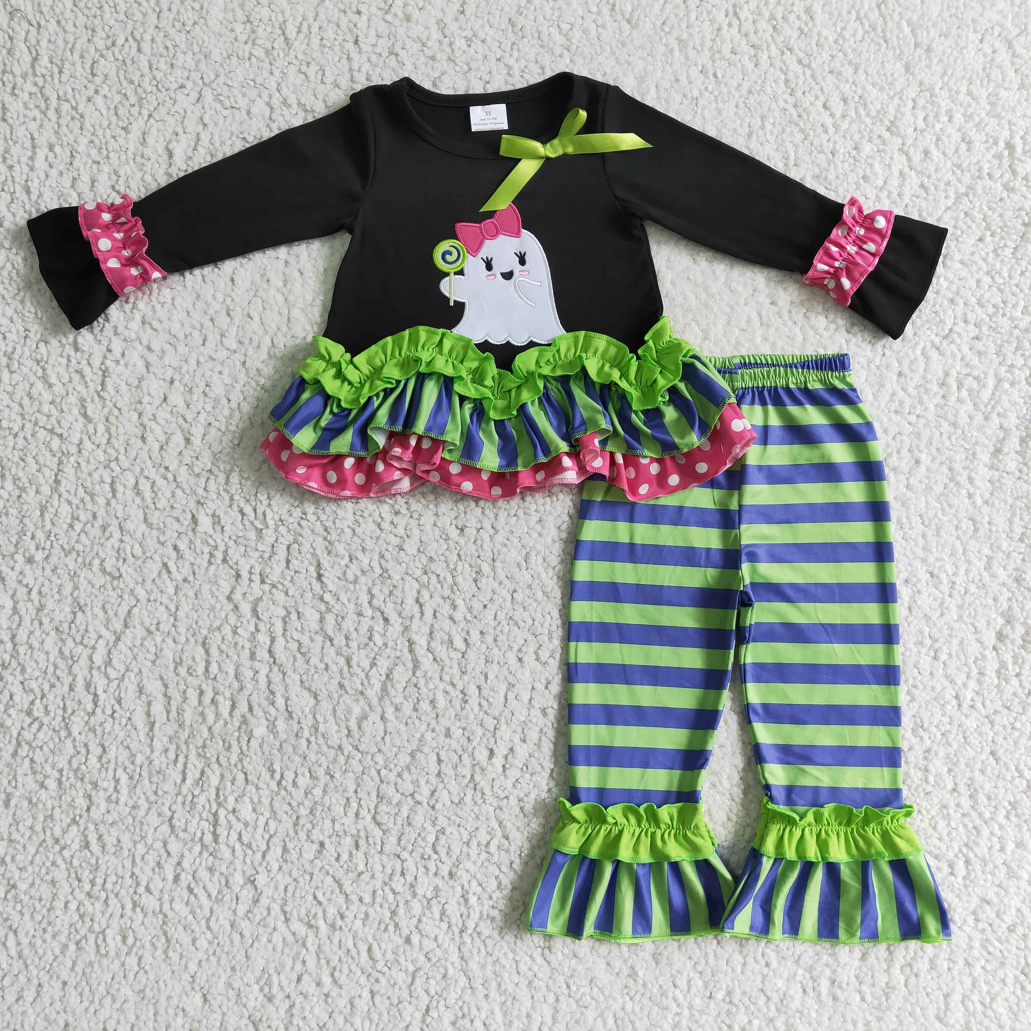 Halloween Girls Cotton Embroidery Set