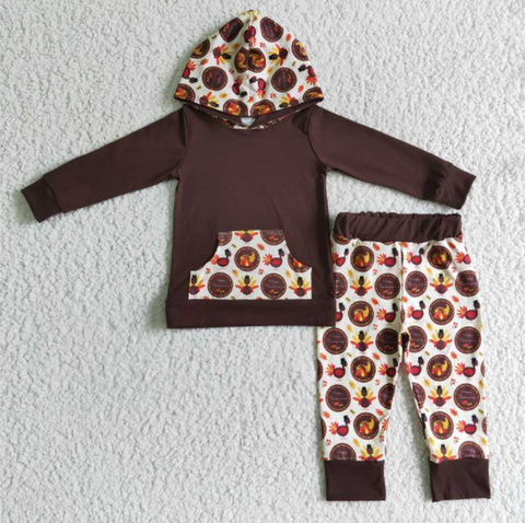 Thanksgiving Hoodie Set