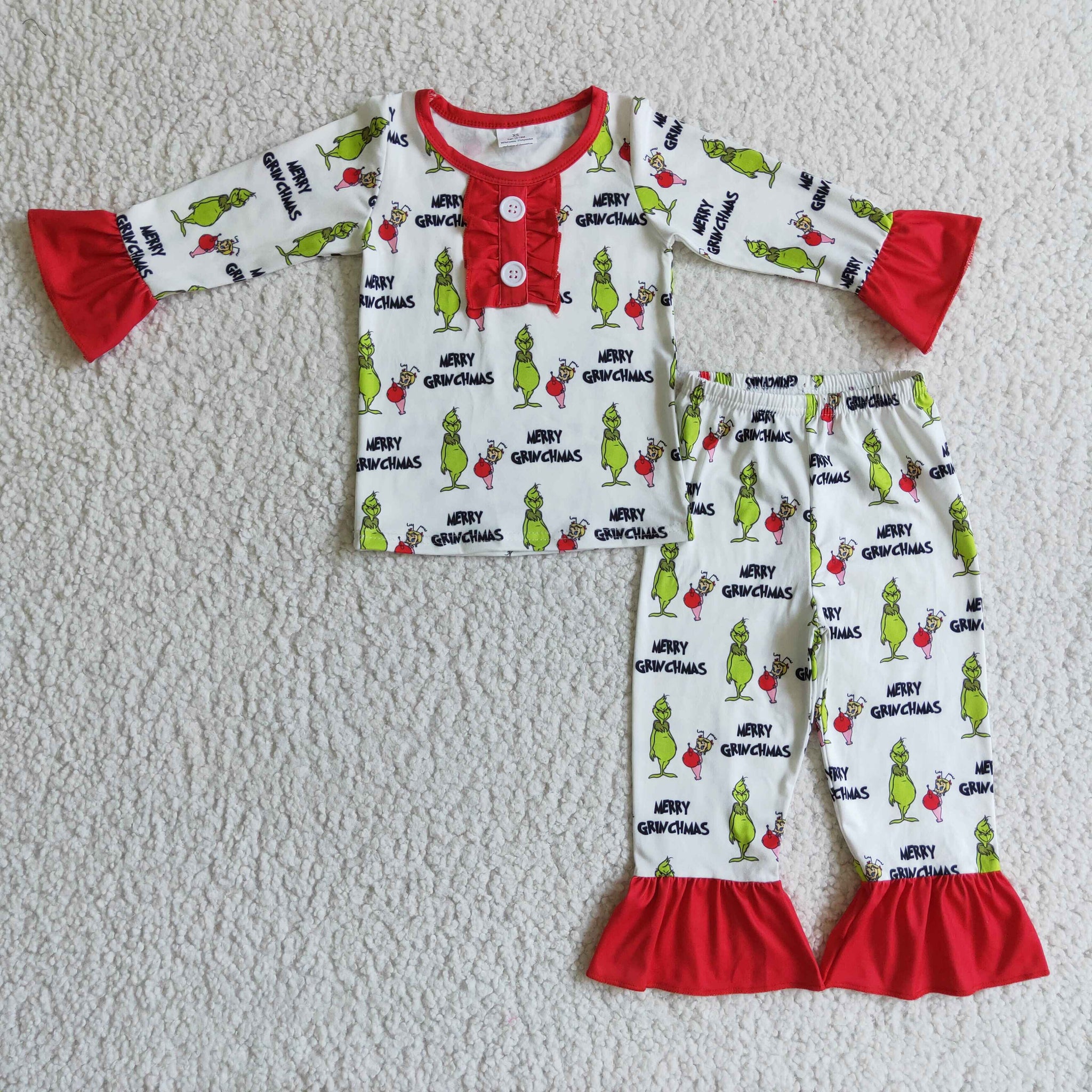 Grinch girls pajamas