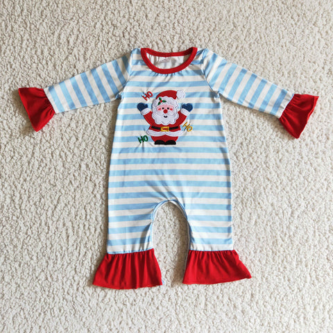 LR0120 baby girl christmas romper