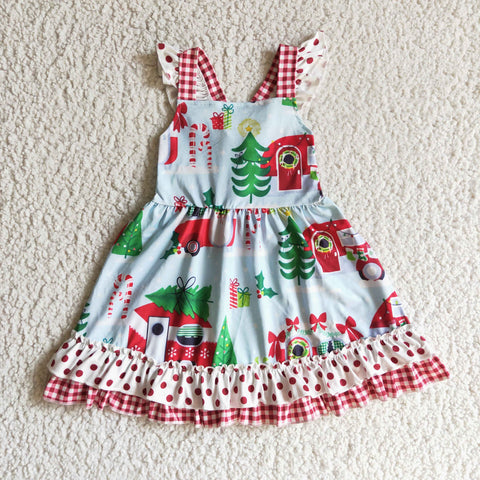 GSD0145 girl christmas dress