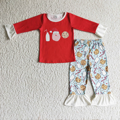 Girls Christmas Pajama Set
