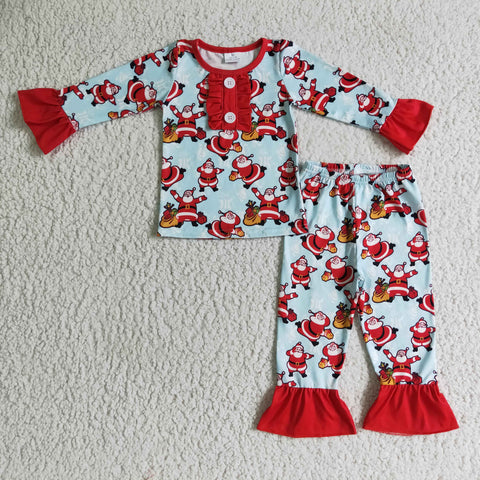 Santa Girl Pajama Set