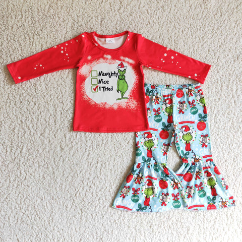 Girls Grinch Suit