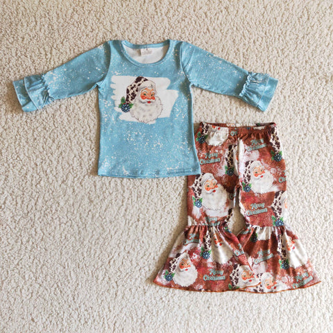 Santa Girl Flared Pants Suit
