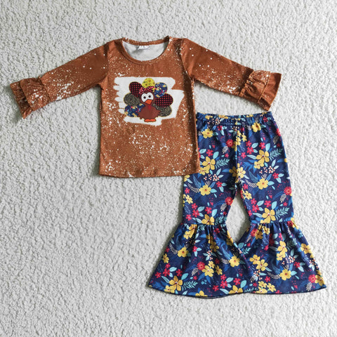 Thanksgiving Girl Turkey Set