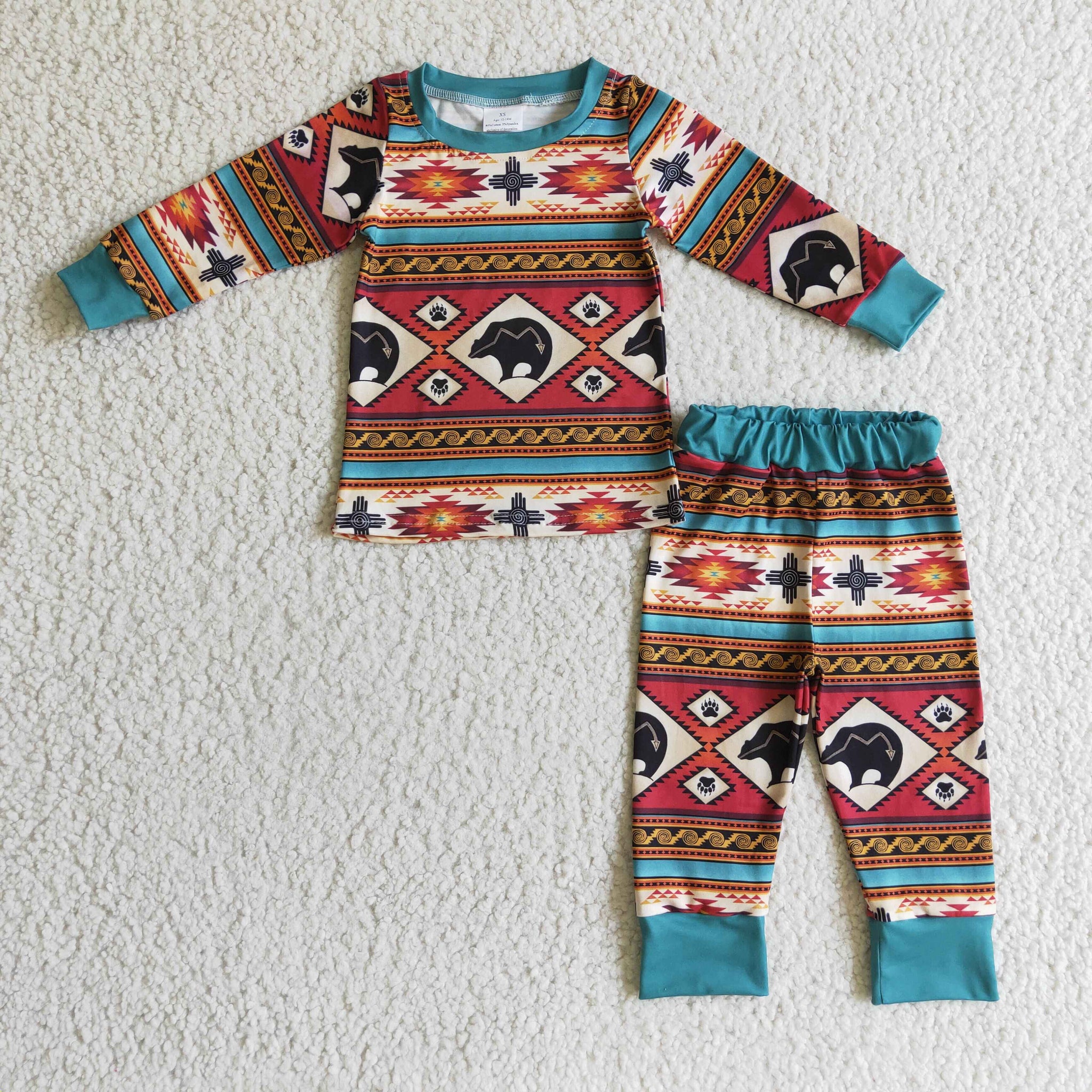 boys winter pajamas