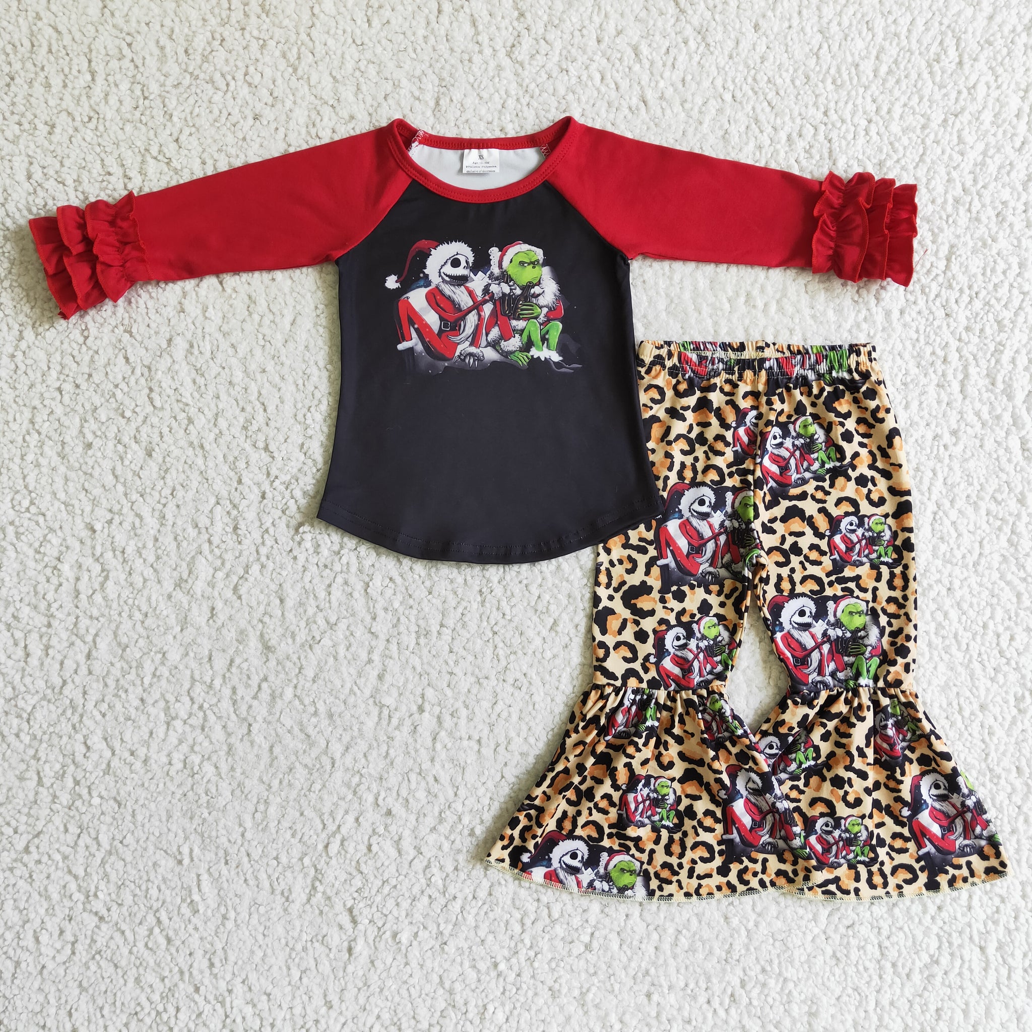 Grinch Christmas Girl Suit
