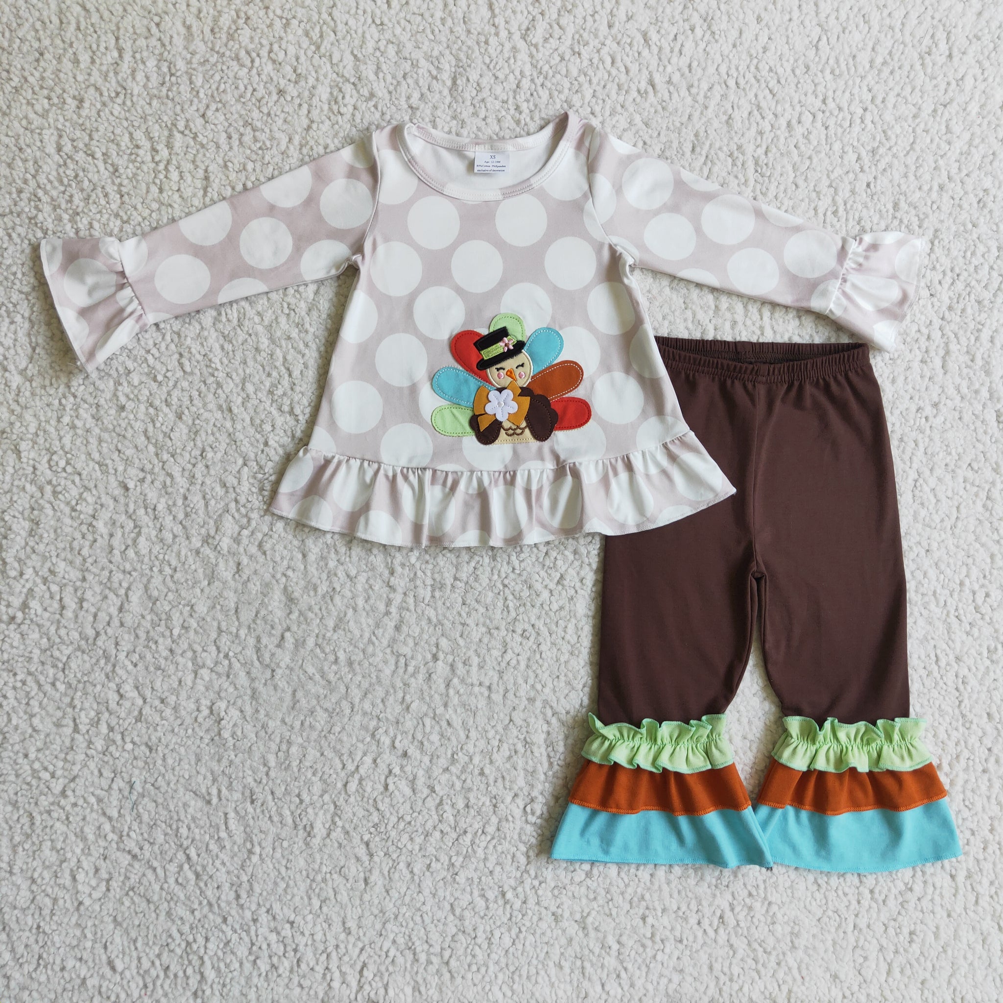 Girls Thanksgiving Embroidery Set