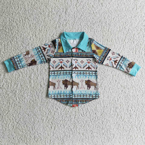 BT0090 boy's lapel shirt