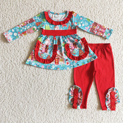 Gingerbread Kids Girl Cute Set