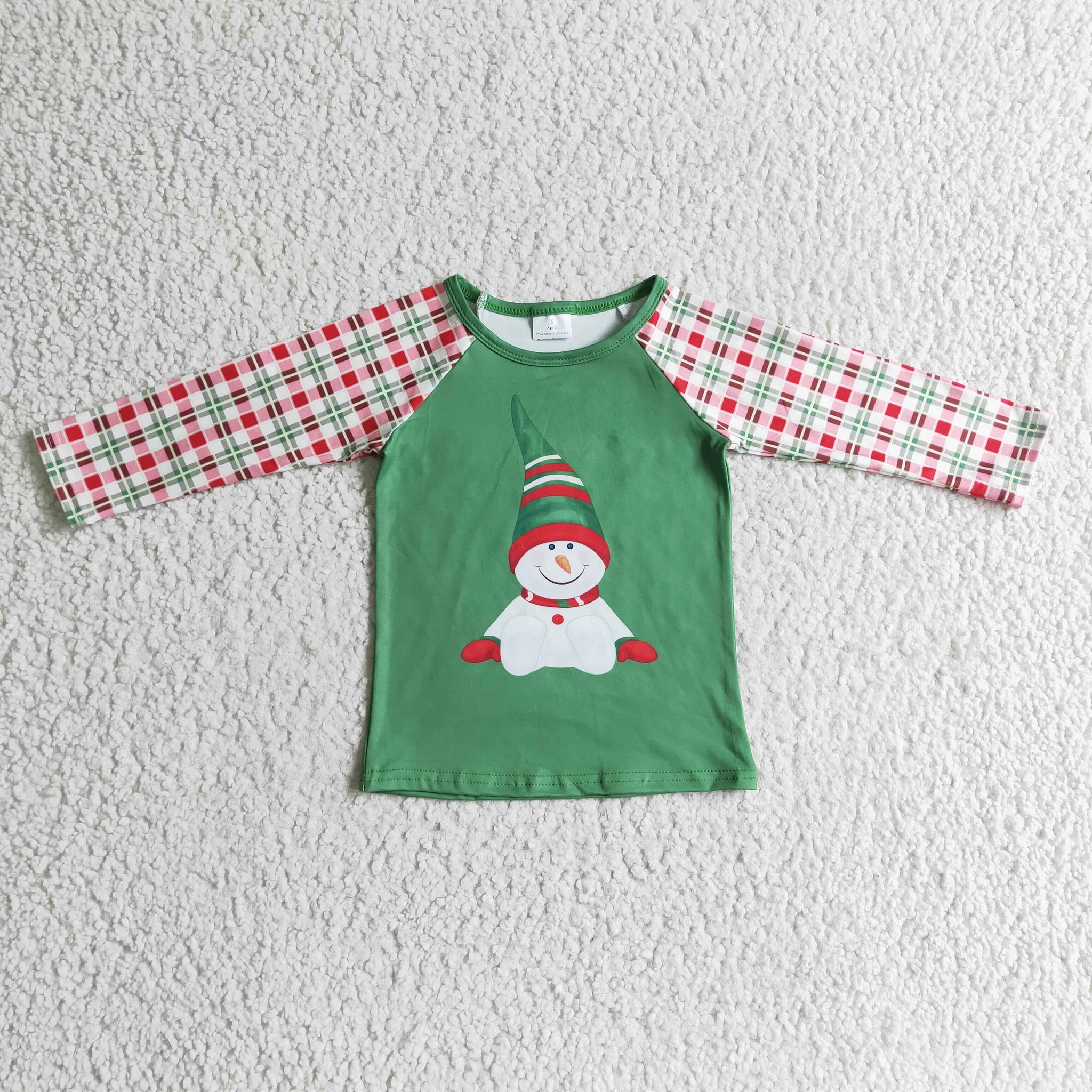 BT0077 christmas boy long sleeve shirt