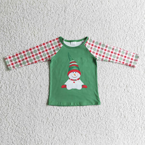 BT0077 christmas boy long sleeve shirt