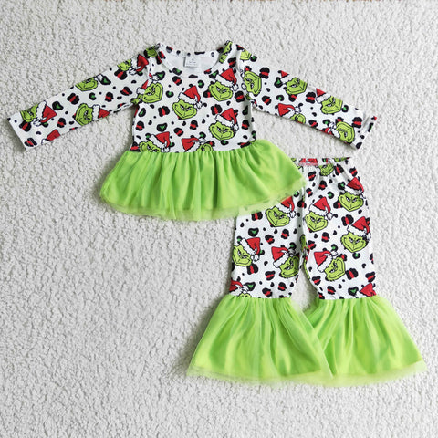Christmas Girl Grinch Suit