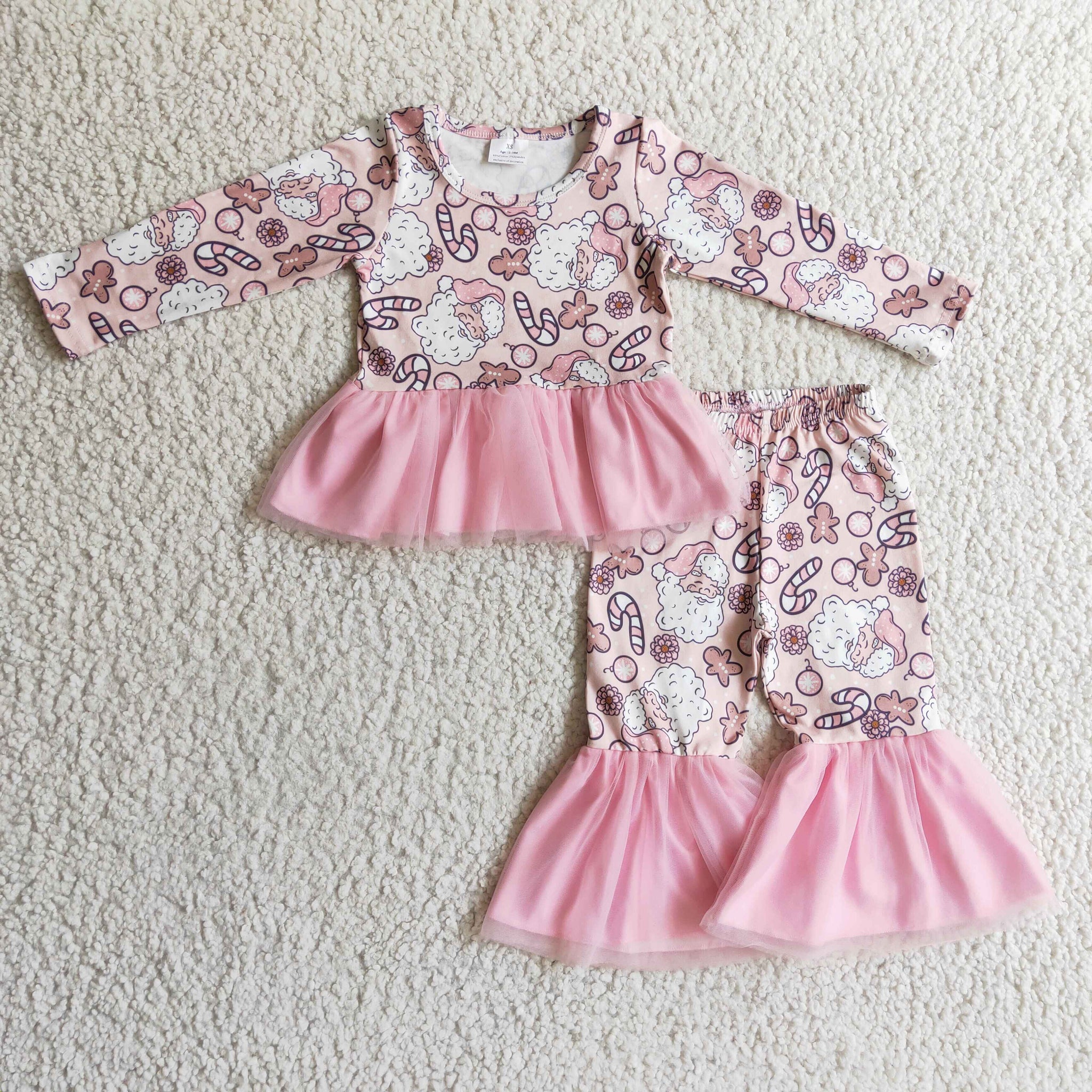GLP0297 Pink Santa Girl Suit