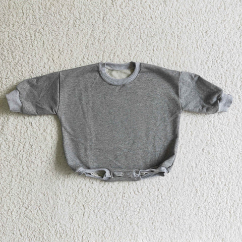 LR0240 grey cotton romper