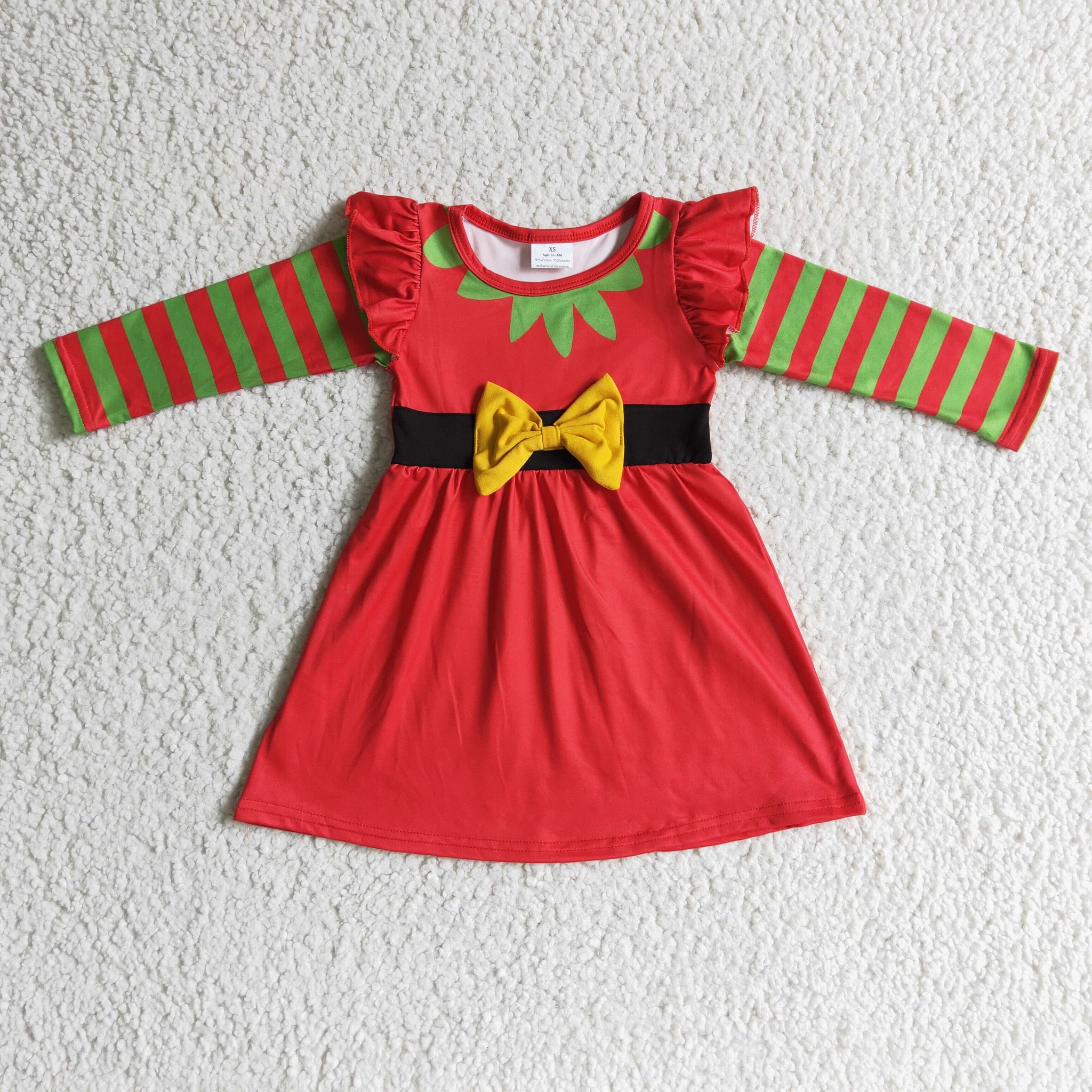 GLD0144 princess long sleeve dress