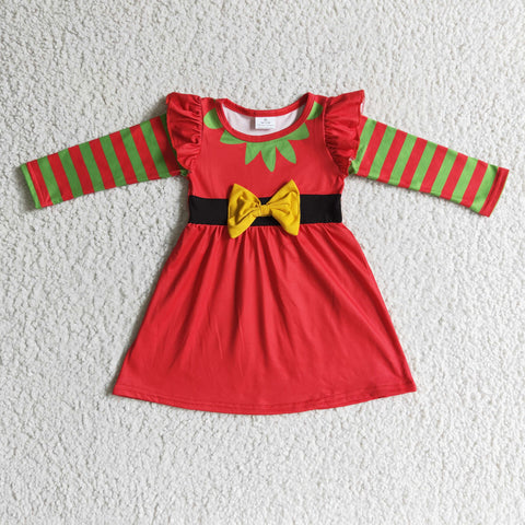 GLD0144 princess long sleeve dress