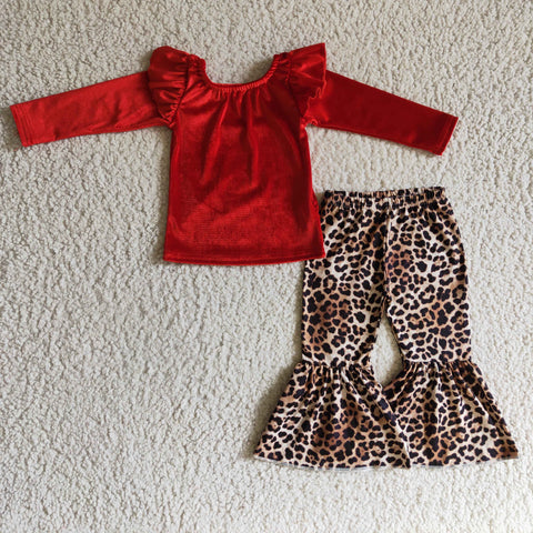 GLP0312 Velvet Girls Long Sleeve Suit